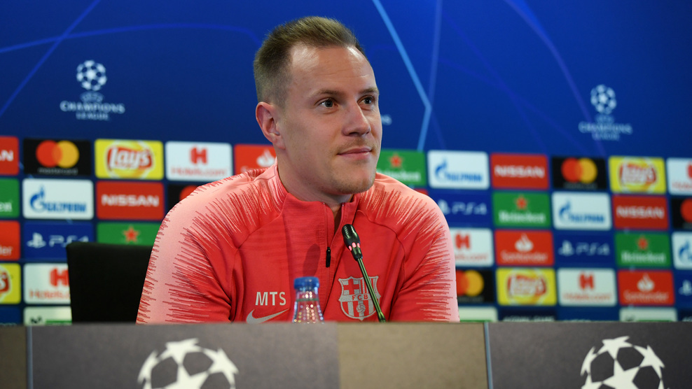 Ter Stegen: ''Todos estamos concentrados''