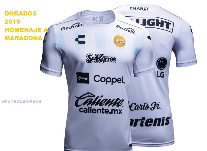 Nueva camiseta Dorados homenaje a Maradona Nueva camiseta Dorados homenaje a Maradona