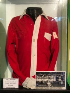 Camiseta de Los Cebollitas en el museo "El Templo del Fútbol " Camiseta de Los Cebollitas en el museo "El Templo del Fútbol "
