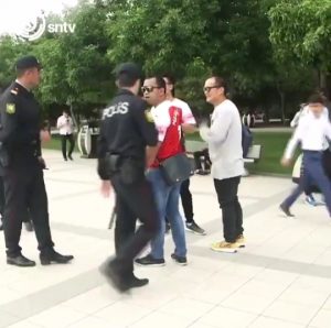 Los fanáticos vivieron un momento incómodo en Bakú Los fanáticos vivieron un momento incómodo en Bakú