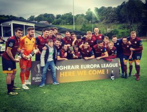 El Cardiff Met celebra si clasificación a Europa League/ Foto: @Cardiffmetfc El Cardiff Met celebra si clasificación a Europa League/ Foto: @Cardiffmetfc