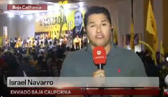 Reportero se equivoca con el apellido del candidato Oscar Vega al aire Reportero se equivoca con el apellido del candidato Oscar Vega al aire