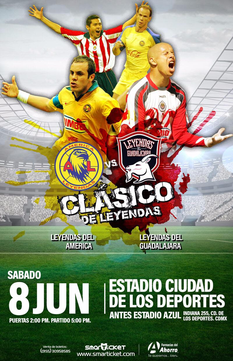 Partido Clásico de leyendas: América vs Chivas - Futbol Sapiens