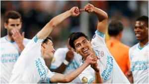 Lozano y Gutiérrez fueron protagonistas ante el Basel / Foto: vía Twitter