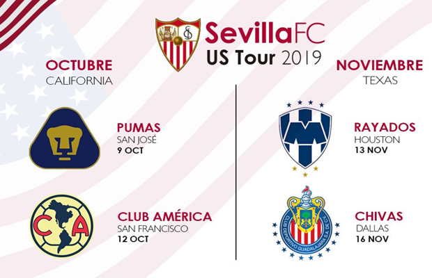 Sevilla jugará con Pumas, América, y - Futbol Sapiens