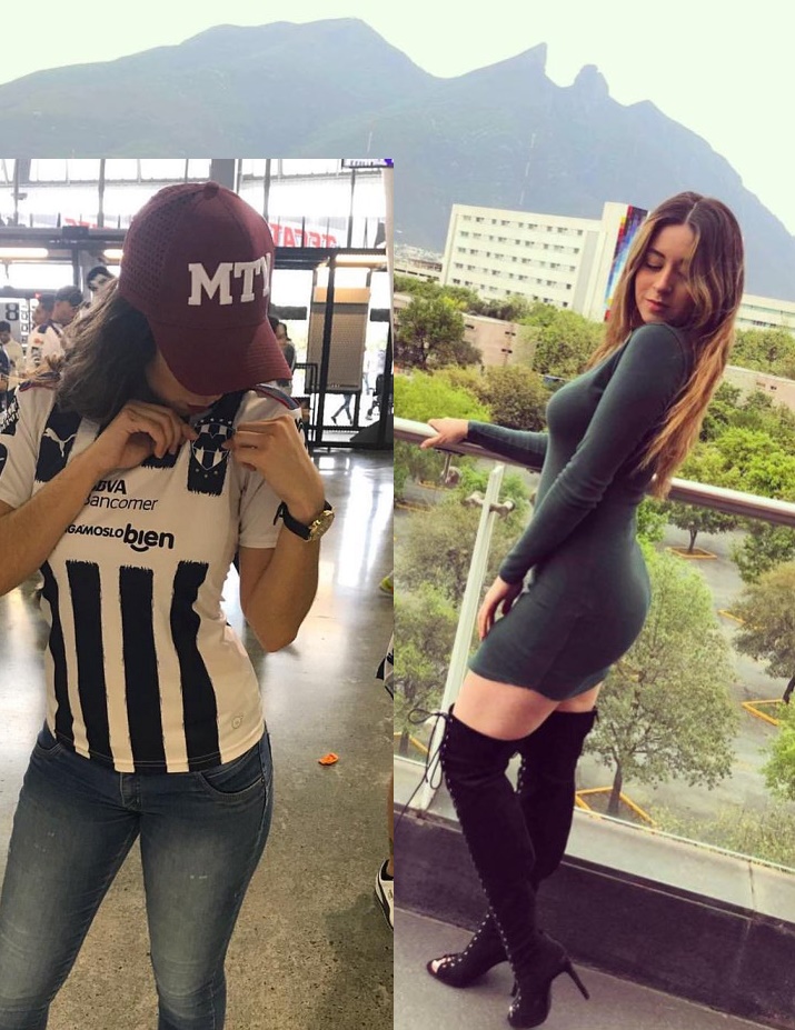 Las aficionadas más bellas de Rayados