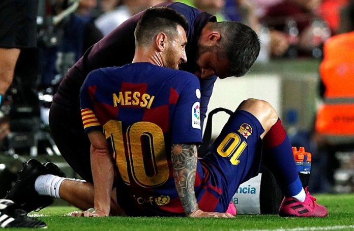 Se conoció el parte médico de la nueva lesión de Messi Se conoció el parte médico de la nueva lesión de Messi