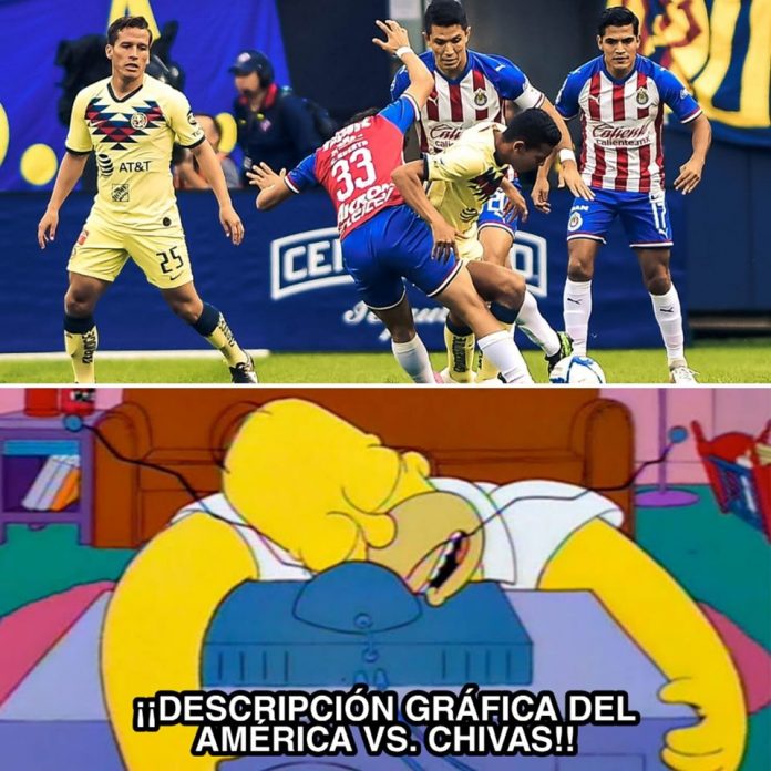 Los memes del aburrido empate entre Chivas y América Los memes del aburrido empate entre Chivas y América