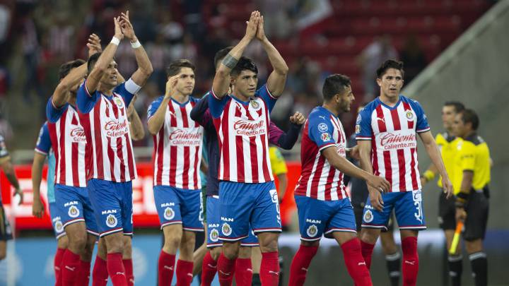 Chivas en un partido