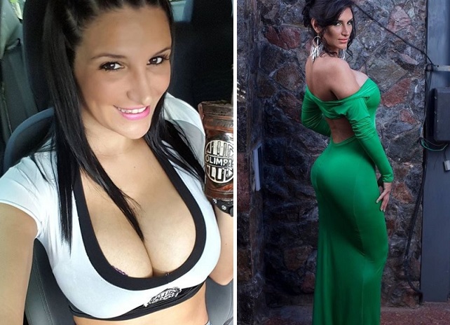 La sensual aficionada del Club Olimpia de Paraguay La sensual aficionada del Club Olimpia de Paraguay