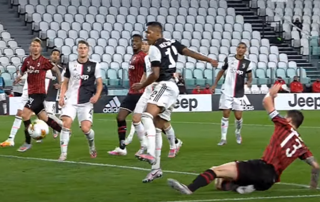 Juventus vs Milan. Copa Italia