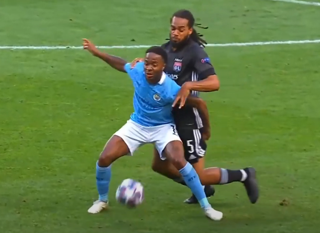 Barcelona. Manchester City. Sterling