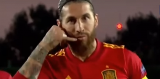 Sergio Ramos. España vs Ucrania