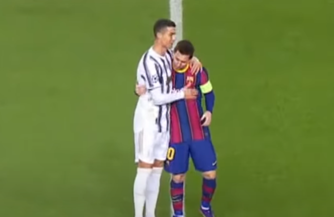Barcelona. Messi y Cristiano Ronaldo