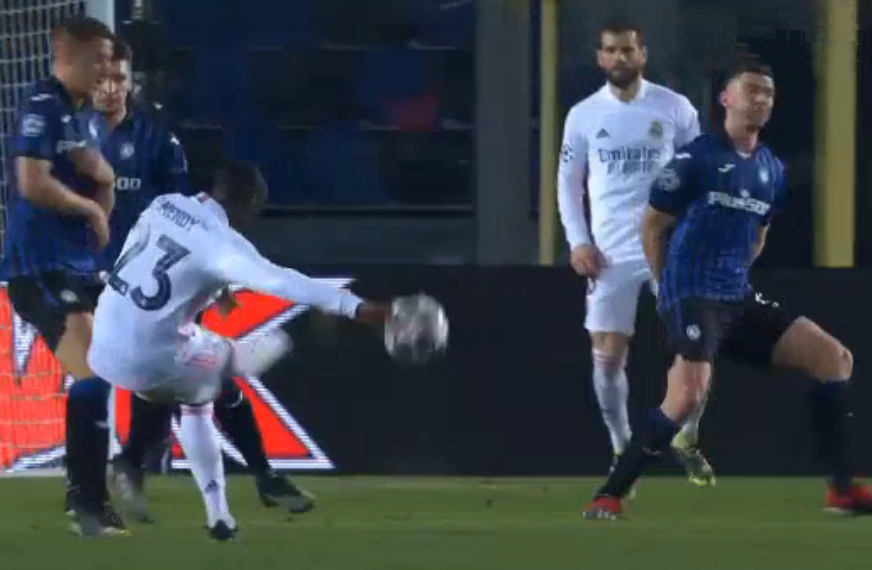 Champions. Real Madrid vs Atalanta