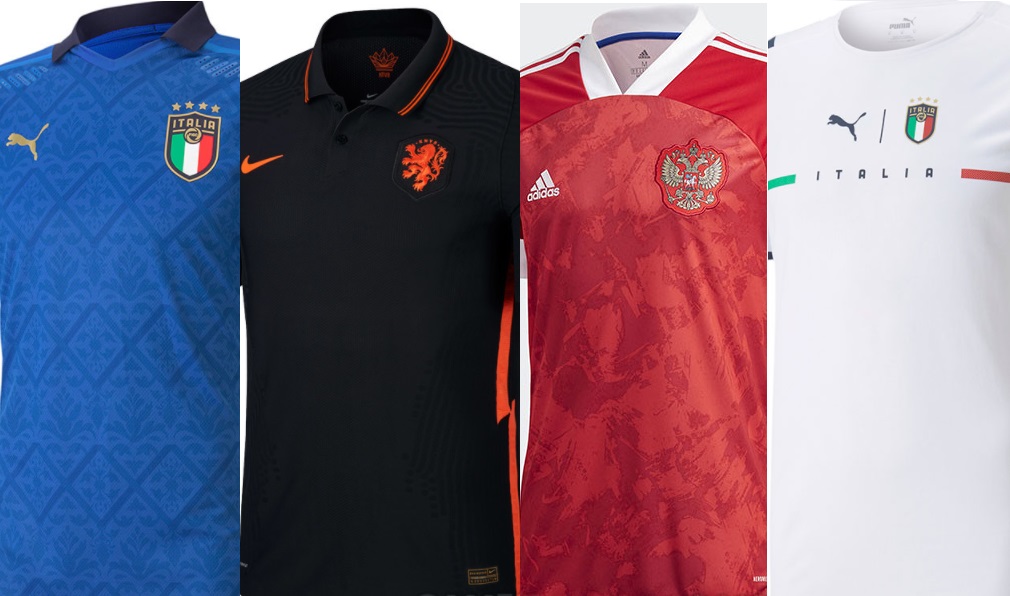 Las nuevas camisetas de la Euro 2020: Grupos A, B y C. ¿Cuál es la mejor?