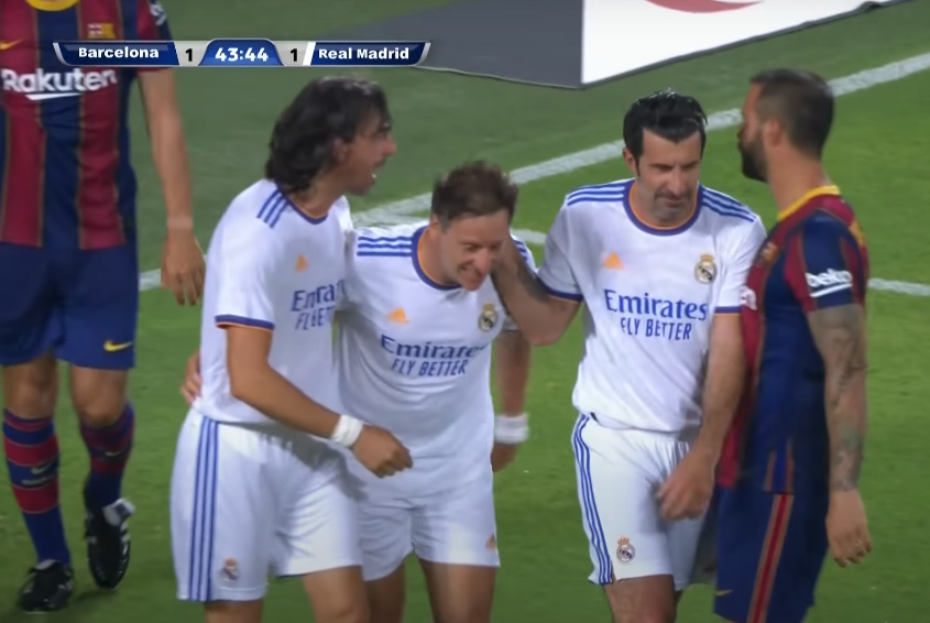 Real Madrid le ganó 'El Clásico de Leyendas' al Barcelona