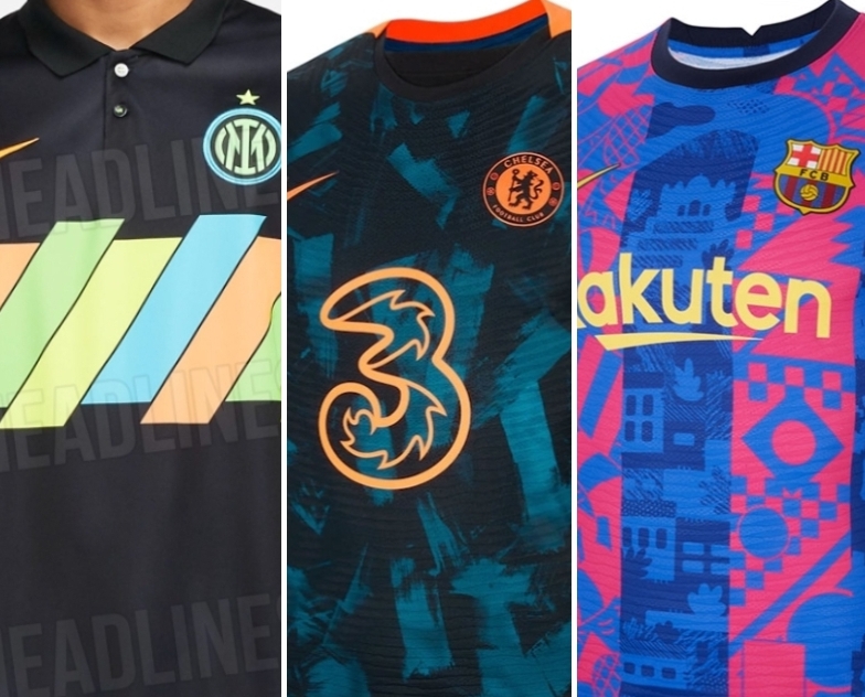 camisetas alternativas 2021-22 los clubes europeos