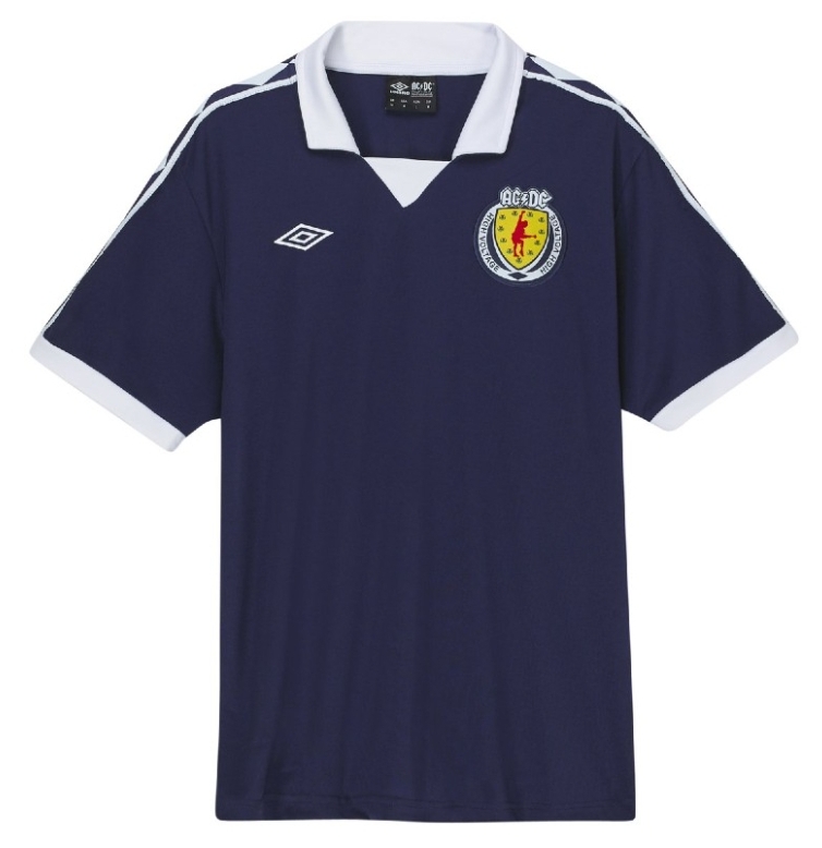 Escocia Escocesa de Fútbol Camisa Camiseta Retro 1978 Copa del Mundo de estilo antiguo icónico