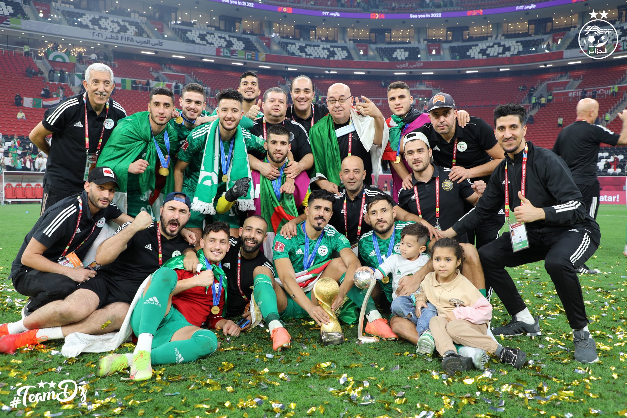 Argelia se coronó campeón de la Copa Árabe Futbol Sapiens