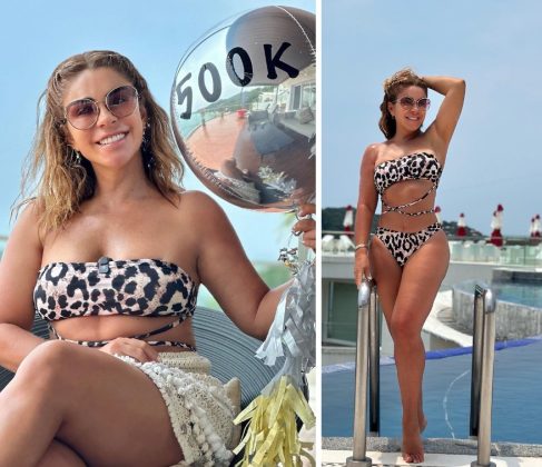 Rocío Sánchez Azuara cerró el año en pocos 'hilos' por la playa