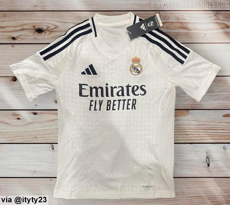 Se filtra la playera del Real Madrid 2425 Así la lucirá Mbappé con