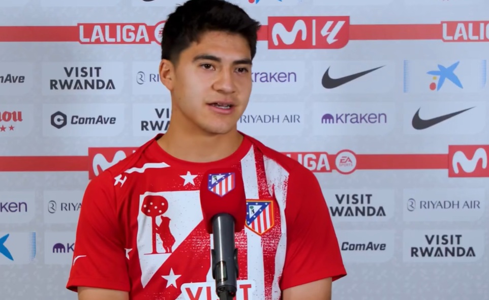 Obed Vargas cede su dorsal a Cuti Romero en el Atlético de Madrid